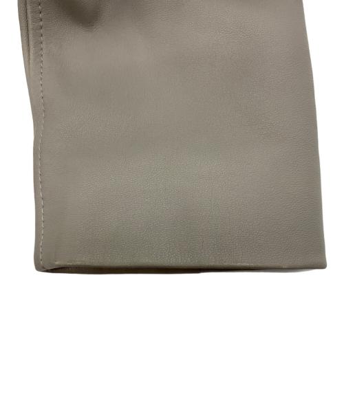 HELMUT LANG（ヘルムートラング）HELMUT LANG (ヘルムートラング) ラムレザージャケット ベージュ サイズ:Sの古着・服飾アイテム