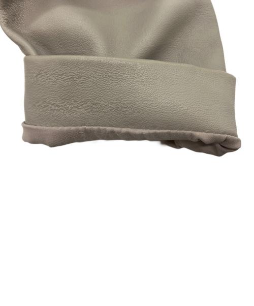 HELMUT LANG（ヘルムートラング）HELMUT LANG (ヘルムートラング) ラムレザージャケット ベージュ サイズ:Sの古着・服飾アイテム