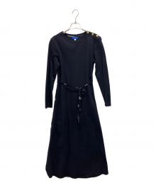 BLUE LABEL CRESTBRIDGE（ブルーレーベルクレストブリッジ）の古着「長袖ワンピース」｜ネイビー