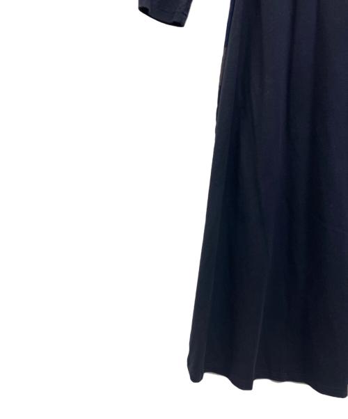 BLUE LABEL CRESTBRIDGE（ブルーレーベルクレストブリッジ）BLUE LABEL CRESTBRIDGE (ブルーレーベルクレストブリッジ) 長袖ワンピース ネイビー サイズ:36の古着・服飾アイテム