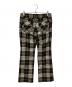 BURBERRY BLUE LABEL (バーバリーロンドンブルーレーベル) ウール チェックパンツ ブラック サイズ:SIZE 38：3500円