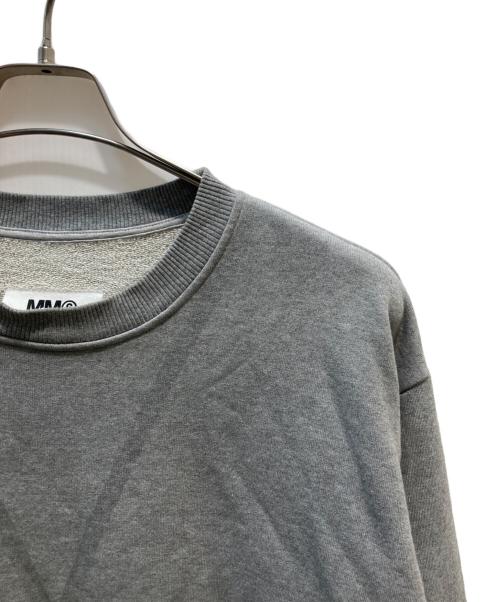 MM6 Maison Margiela（エムエムシックスメゾンマルジェラ）MM6 Maison Margiela (エムエムシックスメゾンマルジェラ) 騙し絵ロングスウェット グレー サイズ:Sの古着・服飾アイテム