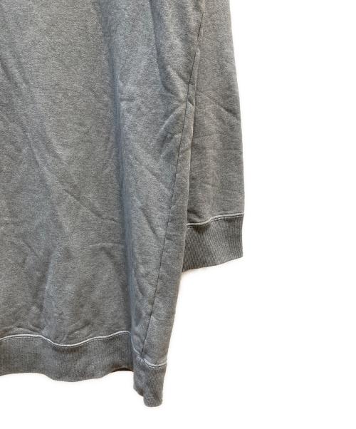 MM6 Maison Margiela（エムエムシックスメゾンマルジェラ）MM6 Maison Margiela (エムエムシックスメゾンマルジェラ) 騙し絵ロングスウェット グレー サイズ:Sの古着・服飾アイテム