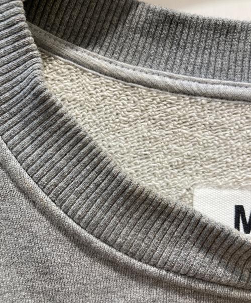 MM6 Maison Margiela（エムエムシックスメゾンマルジェラ）MM6 Maison Margiela (エムエムシックスメゾンマルジェラ) 騙し絵ロングスウェット グレー サイズ:Sの古着・服飾アイテム