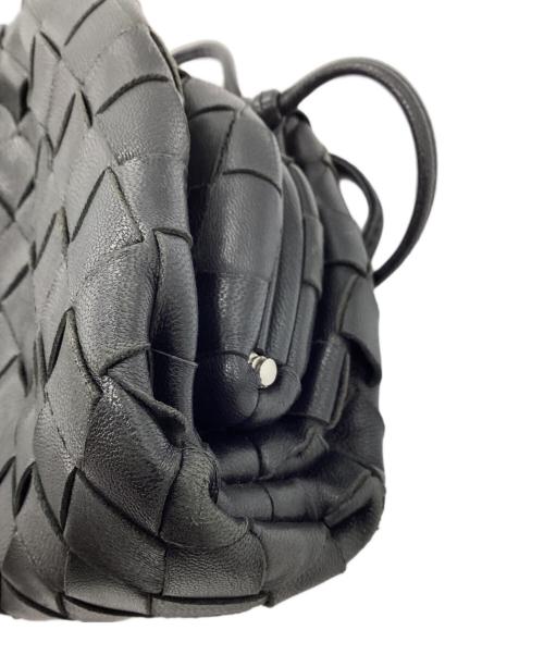BOTTEGA VENETA（ボッテガベネタ）BOTTEGA VENETA (ボッテガベネタ) がま口ショルダーバッグ ブラックの古着・服飾アイテム