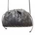 BOTTEGA VENETA (ボッテガベネタ) がま口ショルダーバッグ ブラック：100000円