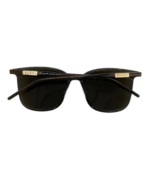 GUCCI（グッチ）GUCCI (グッチ) スクエアサングラス グレー サイズ:55□18-145の古着・服飾アイテム