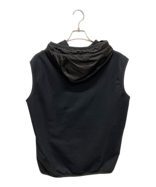 PRADA（プラダ）PRADA (プラダ) フーデットベスト ブラック サイズ:Lの古着・服飾アイテム