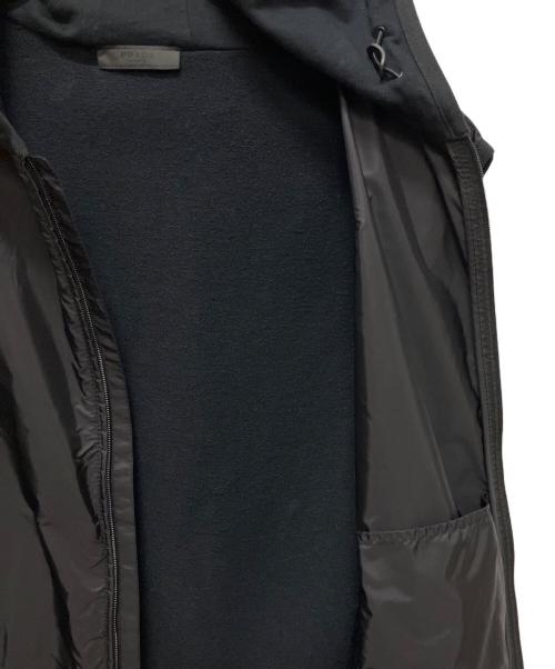 PRADA（プラダ）PRADA (プラダ) フーデットベスト ブラック サイズ:Lの古着・服飾アイテム