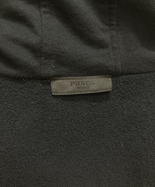 PRADA（プラダ）PRADA (プラダ) フーデットベスト ブラック サイズ:Lの古着・服飾アイテム