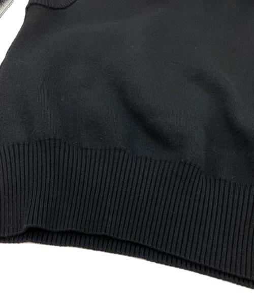 UNITED ARROWS（ユナイテッドアローズ）UNITED ARROWS (ユナイテッドアローズ) 3D フラワーモチーフ ノースリーブ ニットベスト ブラック サイズ:Freeの古着・服飾アイテム