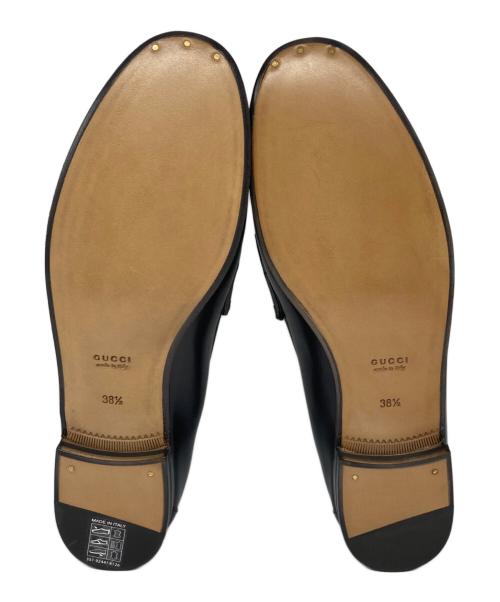 GUCCI（グッチ）GUCCI (グッチ) ビットローファー ブラック サイズ:24.5の古着・服飾アイテム