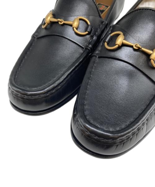 GUCCI（グッチ）GUCCI (グッチ) ビットローファー ブラック サイズ:24.5の古着・服飾アイテム