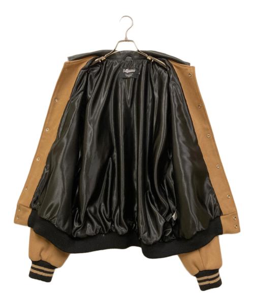 SETTLEMIER’S（セトルマイアーズ）SETTLEMIER’S (セトルマイアーズ) WEAREALLANIMALS (ウェアアニマルズ) Exclusive Varsity Jacket ベージュ サイズ:SIZE 50の古着・服飾アイテム