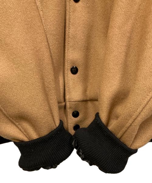 SETTLEMIER’S（セトルマイアーズ）SETTLEMIER’S (セトルマイアーズ) WEAREALLANIMALS (ウェアアニマルズ) Exclusive Varsity Jacket ベージュ サイズ:SIZE 50の古着・服飾アイテム