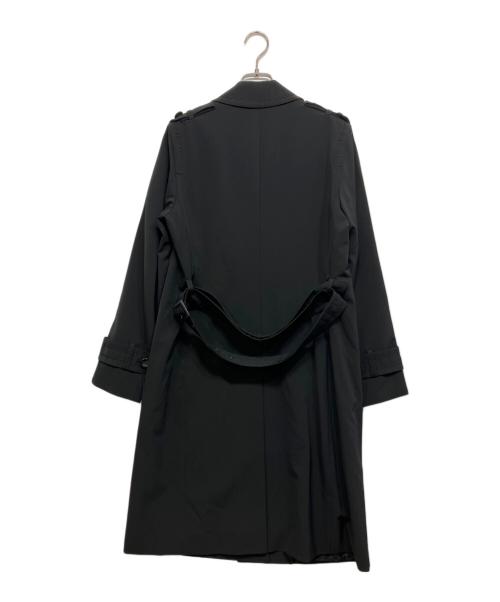 MaxMara（マックスマーラ）MaxMara (マックスマーラ) ステンカラーコート ブラック サイズ:42の古着・服飾アイテム