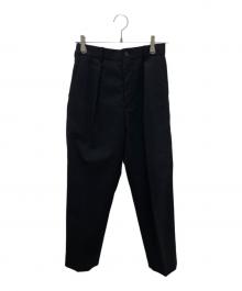 MARKAWARE（マーカウェア）の古着「ペグトップテーパードスラックス」｜ブラック