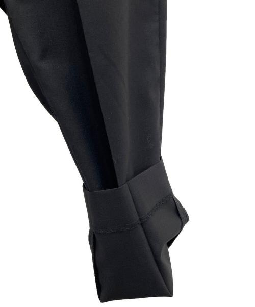 MARKAWARE（マーカウェア）MARKAWARE (マーカウェア) ペグトップテーパードスラックス ブラック サイズ:1の古着・服飾アイテム