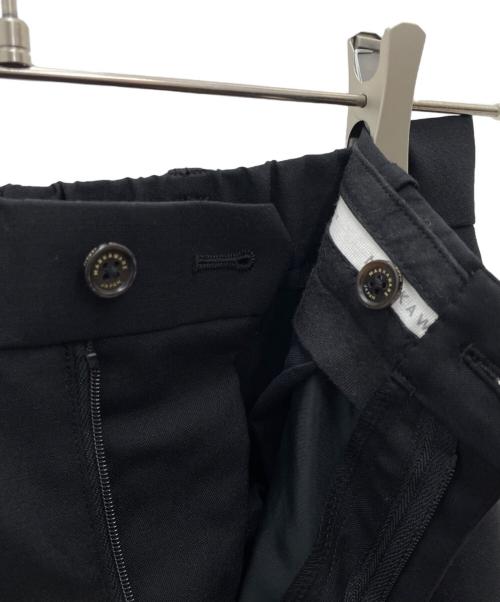 MARKAWARE（マーカウェア）MARKAWARE (マーカウェア) ペグトップテーパードスラックス ブラック サイズ:1の古着・服飾アイテム