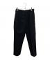 MARKAWARE（マーカウェア）の古着「ペグトップテーパードスラックス」｜ブラック