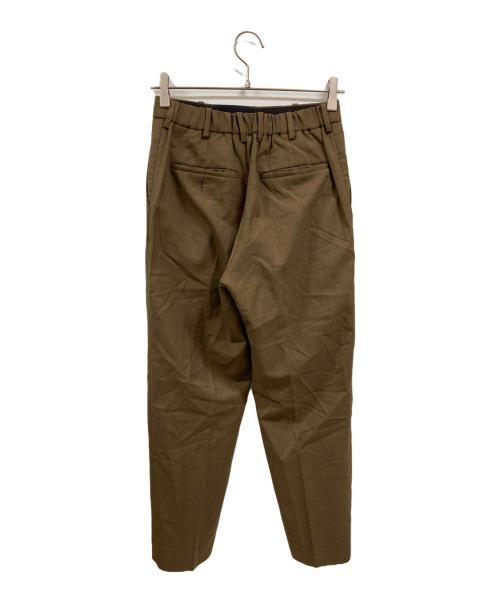 MARKAWARE（マーカウェア）MARKAWARE (マーカウェア) ペグトップテーパードスラックス ブラウン サイズ:1の古着・服飾アイテム