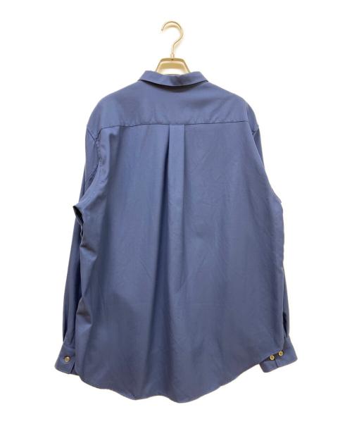 mb（エムビー）mb (エムビー) ハイエンド尾州ウールシャツレギュラーカラー シャツ ネイビー サイズ:SIZE Sの古着・服飾アイテム