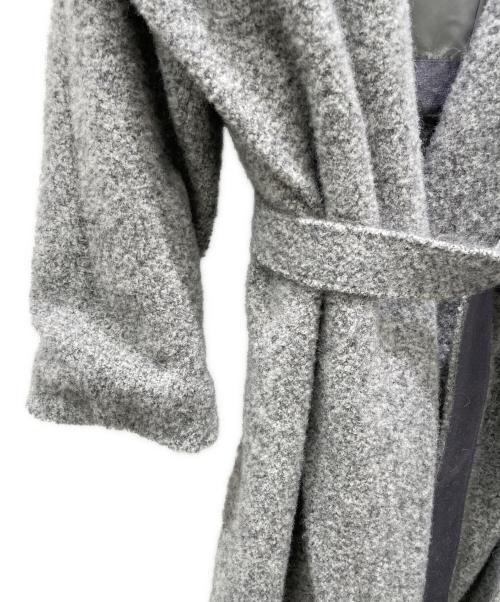 MaxMara ATELIER（マックスマーラ アトリエ）MaxMara ATELIER (マックスマーラ アトリエ) アルパカ混ロングコート グレー サイズ:40の古着・服飾アイテム