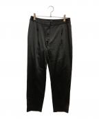 T by ALEXANDER WANGティーバイアレキサンダーワン）の古着「タックパンツ」｜ブラック