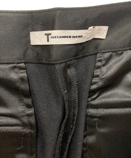 T by ALEXANDER WANG（ティーバイアレキサンダーワン）T by ALEXANDER WANG (ティーバイアレキサンダーワン) タックパンツ ブラック サイズ:SIZE 4の古着・服飾アイテム