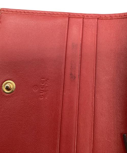 GUCCI（グッチ）GUCCI (グッチ) ミスティックキャット 2つ折り財布 ベージュの古着・服飾アイテム