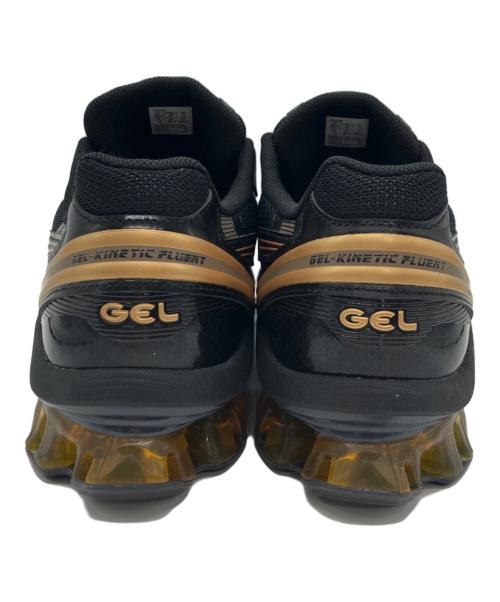 asics（アシックス）asics (アシックス) GEL-KINETIC FLUENT　ゲルキネティック フルーエント　ローカットスニーカー ブラック サイズ:28.5の古着・服飾アイテム