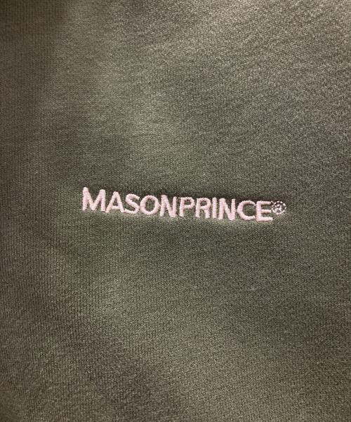 masonprince（メゾンプリンス）MASONPRINCE (メゾンプリンス) ハーフボタンスウェット グリーン サイズ:Mの古着・服飾アイテム