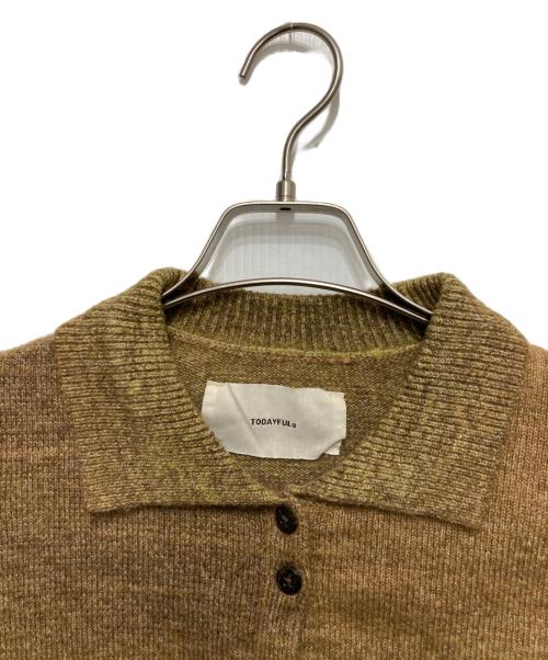 TODAYFUL（トゥデイフル）TODAYFUL (トゥデイフル) Gradation Knit Shirts ブラウン サイズ:FREEの古着・服飾アイテム