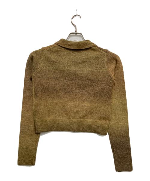 TODAYFUL（トゥデイフル）TODAYFUL (トゥデイフル) Gradation Knit Shirts ブラウン サイズ:FREEの古着・服飾アイテム