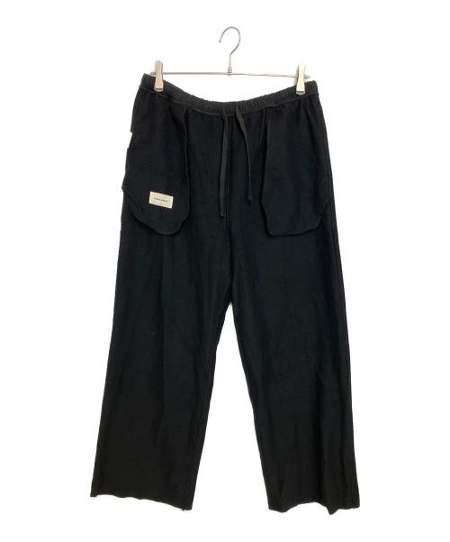 MARKWARE（マーカウェア）MARKWARE (マーカウェア) WIDE GYM PANTS ブラック サイズ:4の古着・服飾アイテム