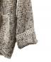 中古・古着 YOKE (ヨーク) MESH KNITTED BUTTONED CARDIGAN グレー サイズ:3：22000円