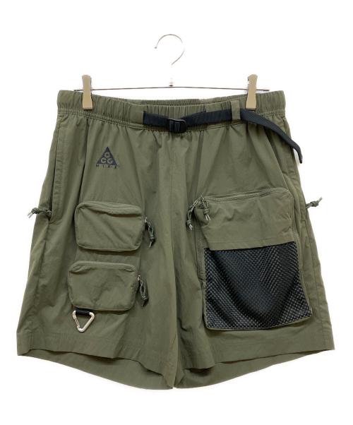 NIKE ACG（ナイキエーシージー）NIKE ACG (ナイキエーシージー) カーゴハーフパンツ オリーブ サイズ:Mの古着・服飾アイテム
