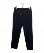 JIL SANDERジルサンダー）の古着「ウールクロップドスラックスパンツ」｜ブラック