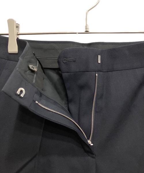 JIL SANDER（ジルサンダー）JIL SANDER (ジルサンダー) ウールクロップドスラックスパンツ ブラック サイズ:32の古着・服飾アイテム