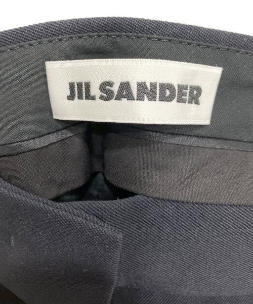 JIL SANDER（ジルサンダー）JIL SANDER (ジルサンダー) ウールクロップドスラックスパンツ ブラック サイズ:32の古着・服飾アイテム