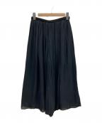 BEARDSLEYビアズリー）の古着「シワシフォンギャザーパンツ」｜ネイビー