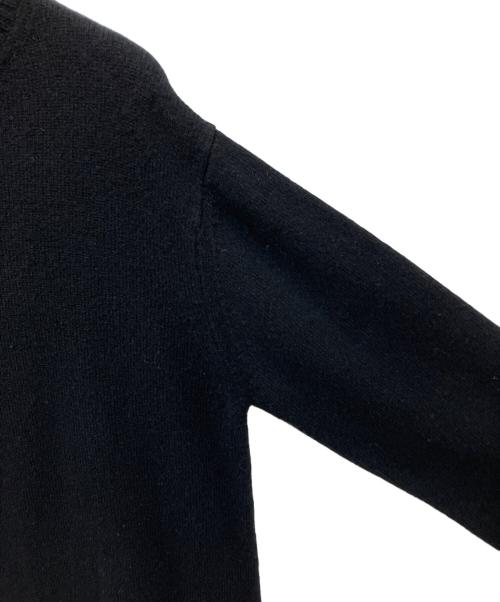 VERMEIL par iena（ヴェルメイユ パー イエナ）VERMEIL par iena (ヴェルメイユ パー イエナ) ウールカシミヤスリットネックワンピース ブラック サイズ:Freeの古着・服飾アイテム