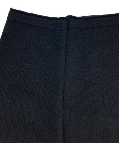 VERMEIL par iena（ヴェルメイユ パー イエナ）VERMEIL par iena (ヴェルメイユ パー イエナ) ウールカシミヤスリットネックワンピース ブラック サイズ:Freeの古着・服飾アイテム