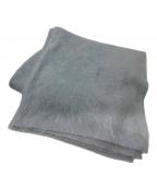 ASAUCE MELERアソースメレ）の古着「カシミヤファーニットストール」｜ブルー