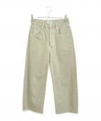 Citizens of humanityシチズンズオブヒューマニティ）の古着「AYLA RAW HEM CROP B」｜ベージュ