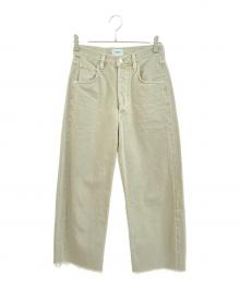 Citizens of humanity（シチズンズオブヒューマニティ）の古着「AYLA RAW HEM CROP B」｜ベージュ