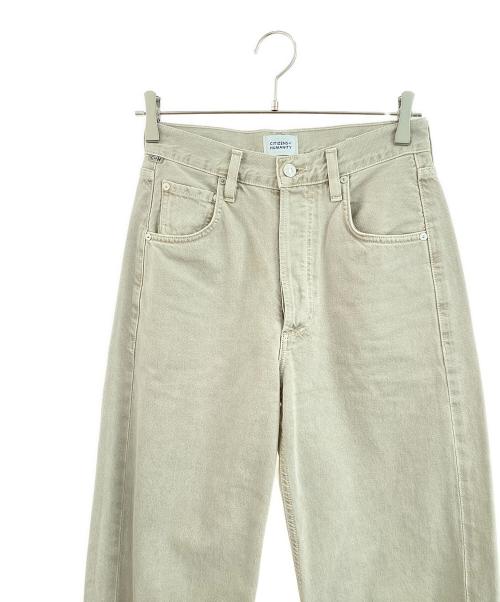 Citizens of humanity（シチズンズオブヒューマニティ）Citizens of humanity (シチズンズオブヒューマニティ) AYLA RAW HEM CROP B ベージュ サイズ:24の古着・服飾アイテム