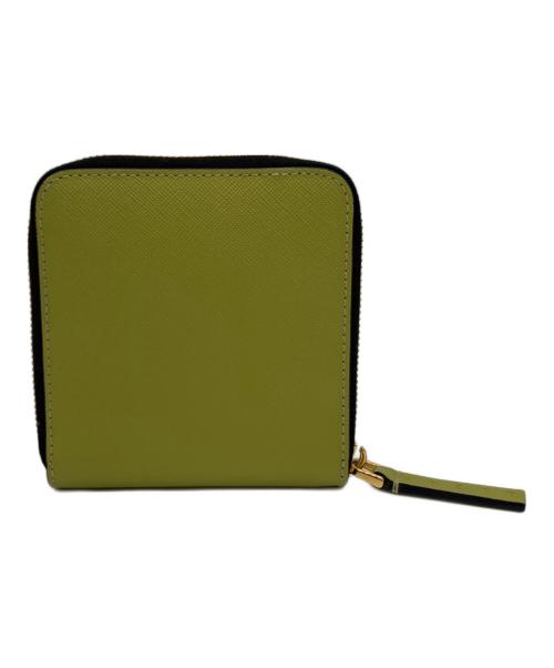 MARNI（マルニ）MARNI (マルニ) バイフォールドジップアラウンドウォレット グリーンの古着・服飾アイテム
