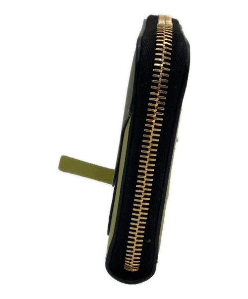 MARNI（マルニ）MARNI (マルニ) バイフォールドジップアラウンドウォレット グリーンの古着・服飾アイテム