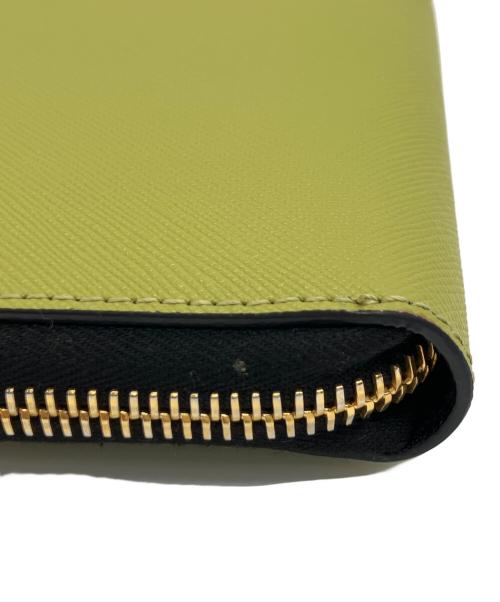 MARNI（マルニ）MARNI (マルニ) バイフォールドジップアラウンドウォレット グリーンの古着・服飾アイテム